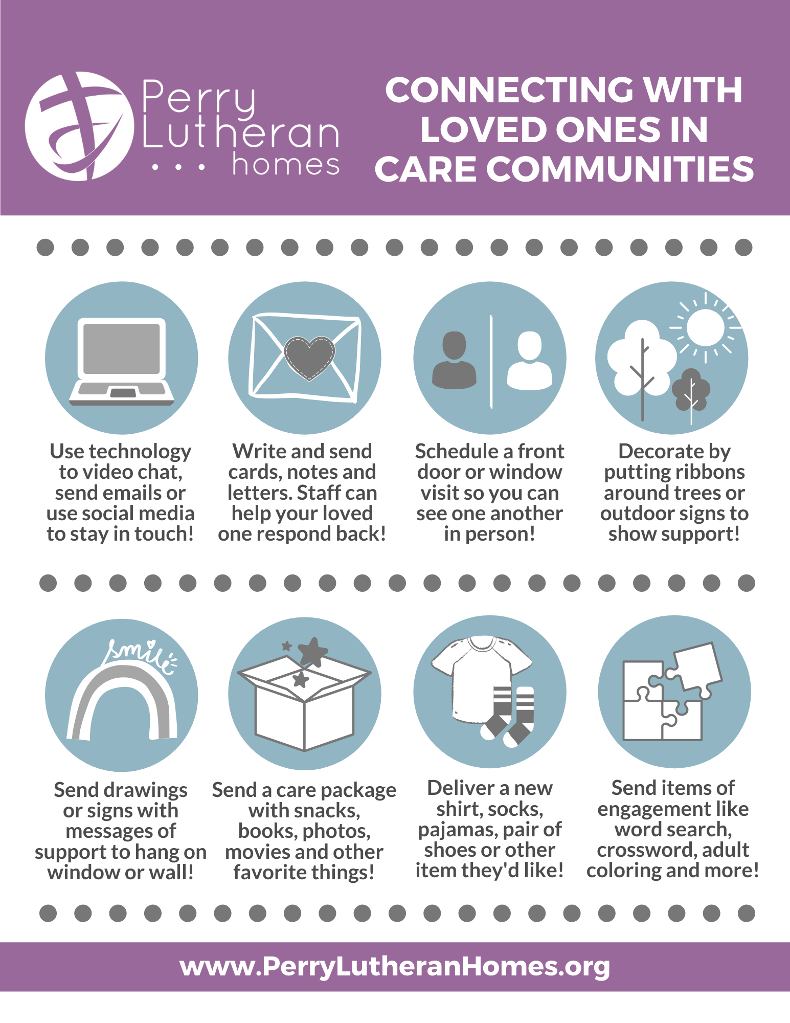 Eight Ways to keep Connected with a Loved One in a Care Community ...