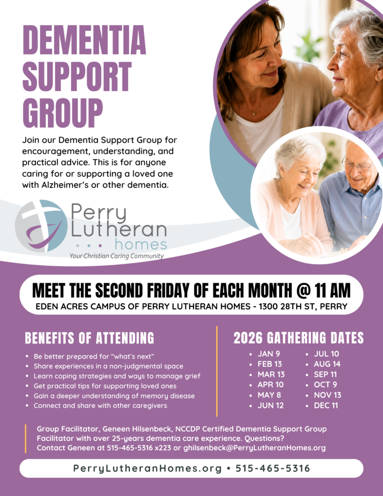 Dementia Support Group Flyer